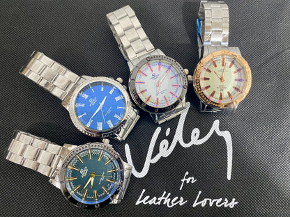 Combo Bolso 23 Cm Correa Billetera Reloj
